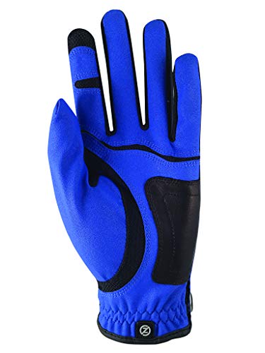 Zero Friction Men's Golf Glove, One Size, Blue, Left Hand