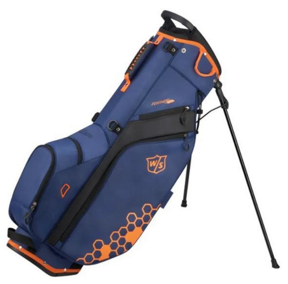 Wilson Staff Feather Carry Golf Bag, Blue/Orange